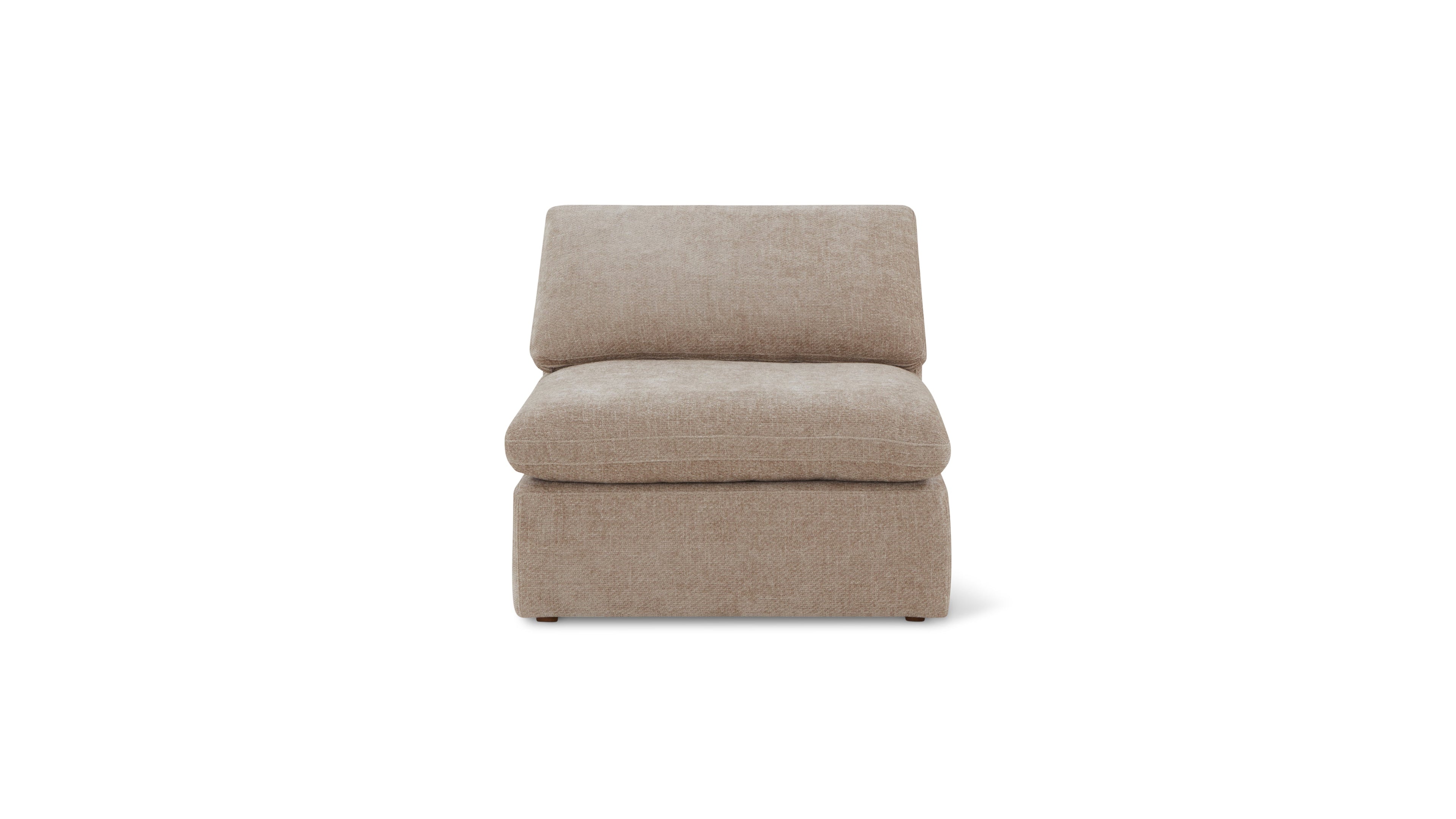 Movie Night™ Armless Chair, Standard, Champagne