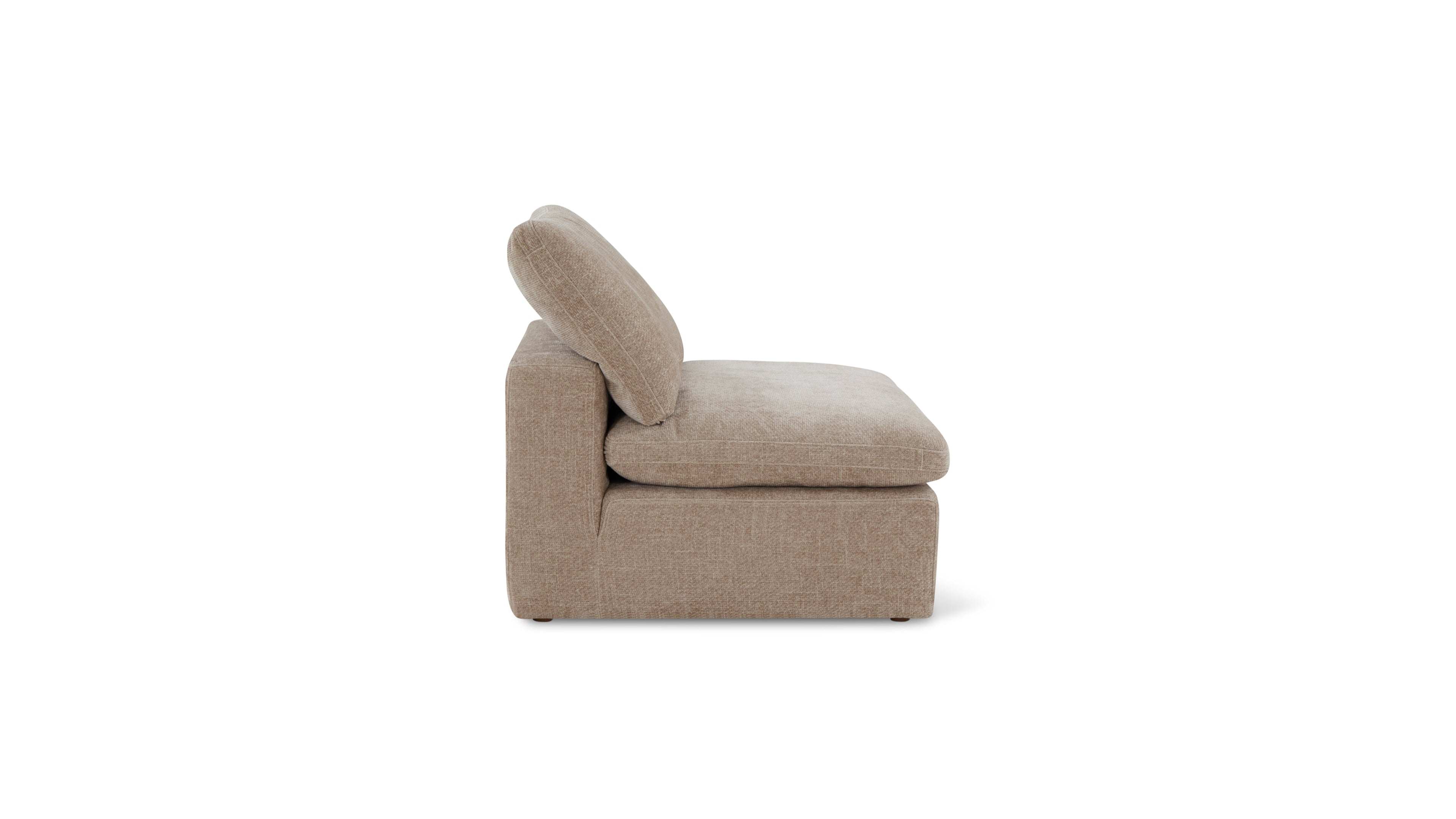 Movie Night™ Armless Chair, Standard, Champagne