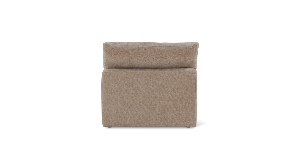 Movie Night™ Armless Chair, Standard, Champagne