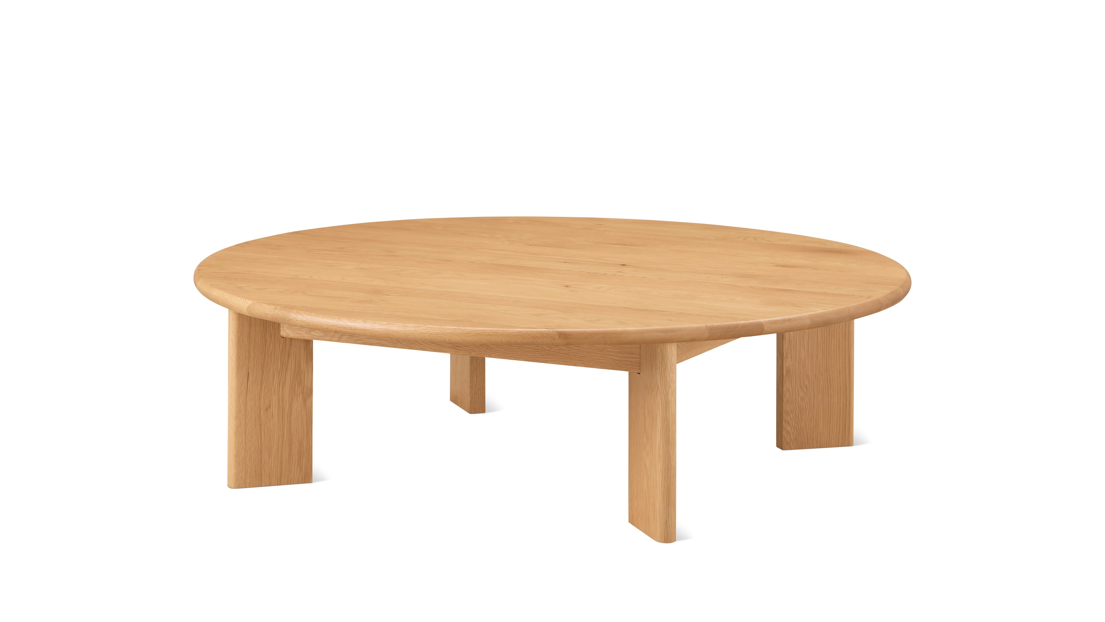 Frame Round Coffee Table, Large, Oak