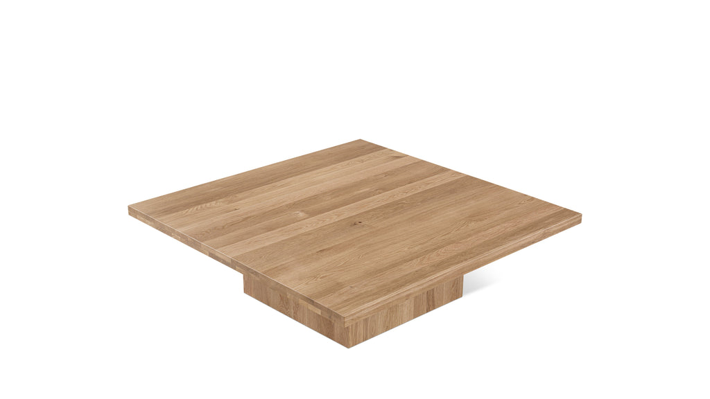 All We Need Coffee Table Square, Brushed Oak
