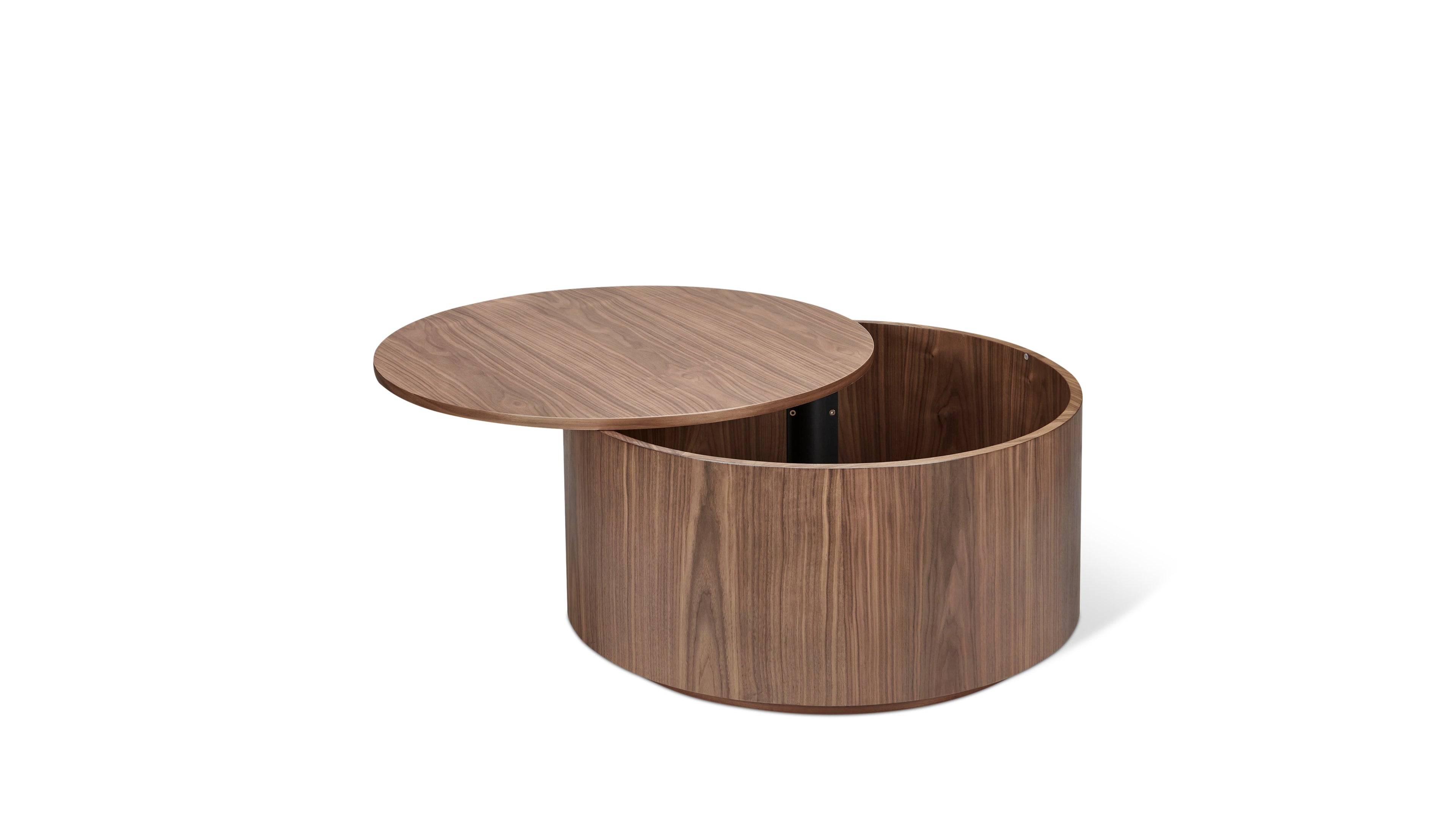 Orbit Storage Coffee Table, Walnut