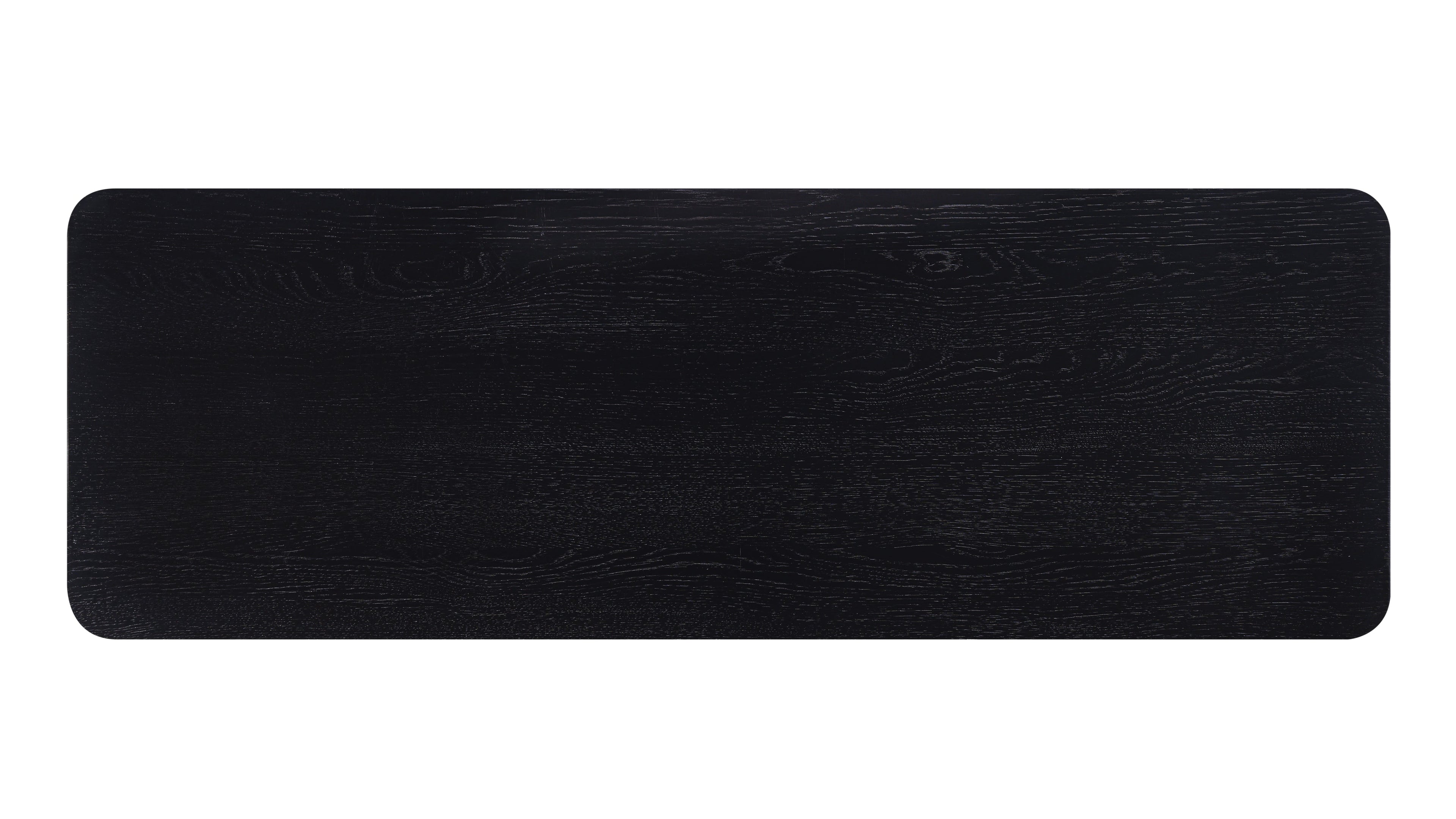 Form Console, Small, Black Oak