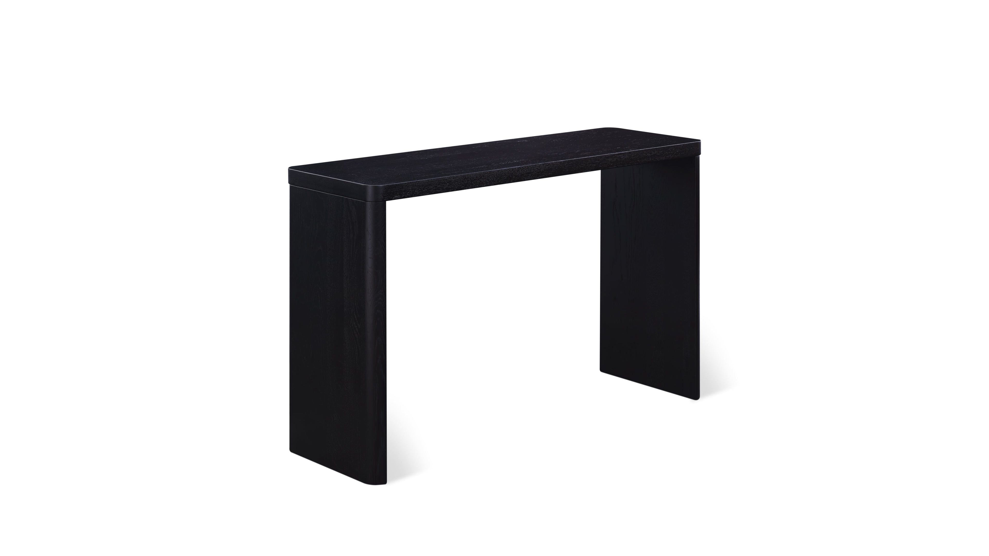 Form Console, Small, Black Oak