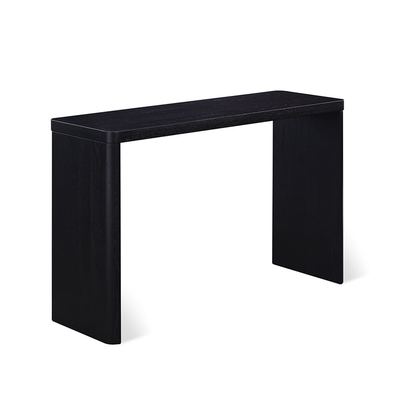 Form Console, Small, Black Oak