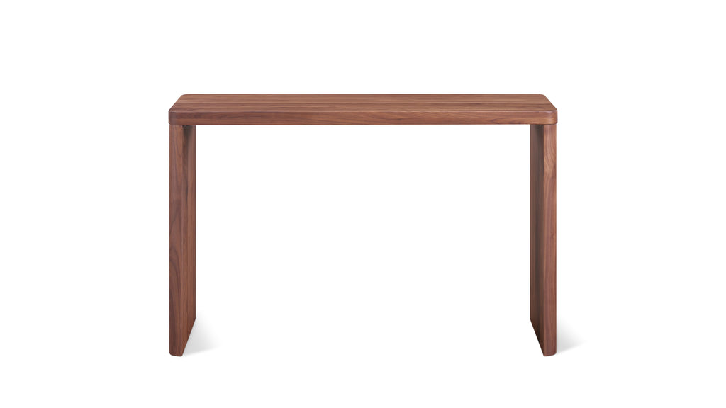 Form Console, Small, American Walnut