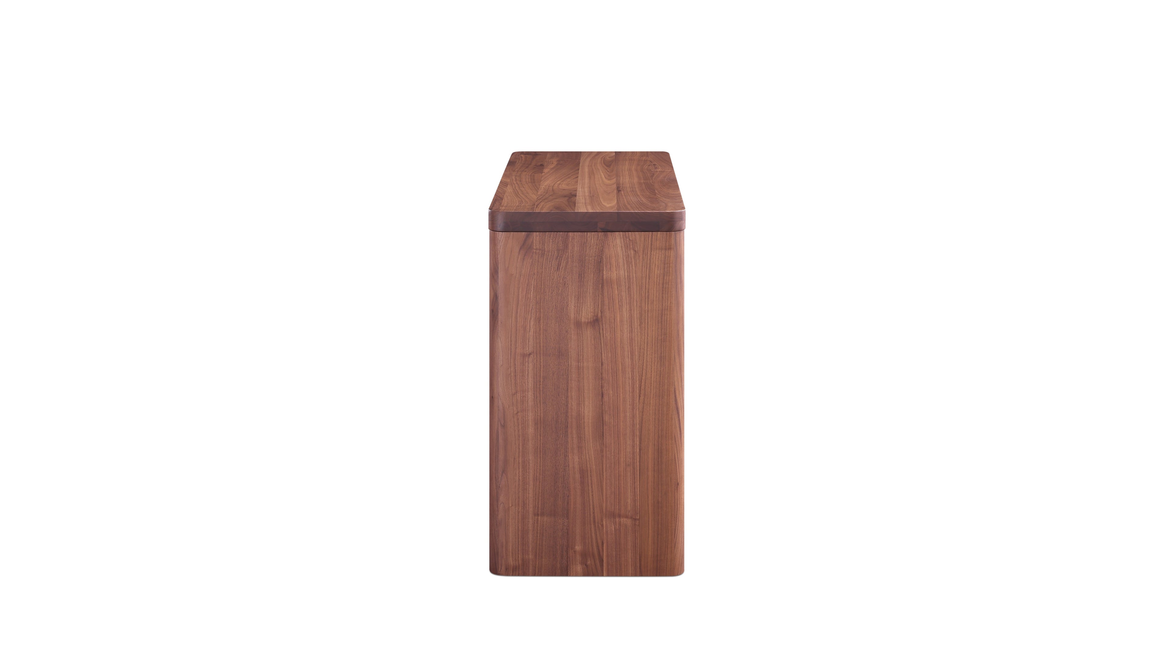 Form Console, Small, American Walnut