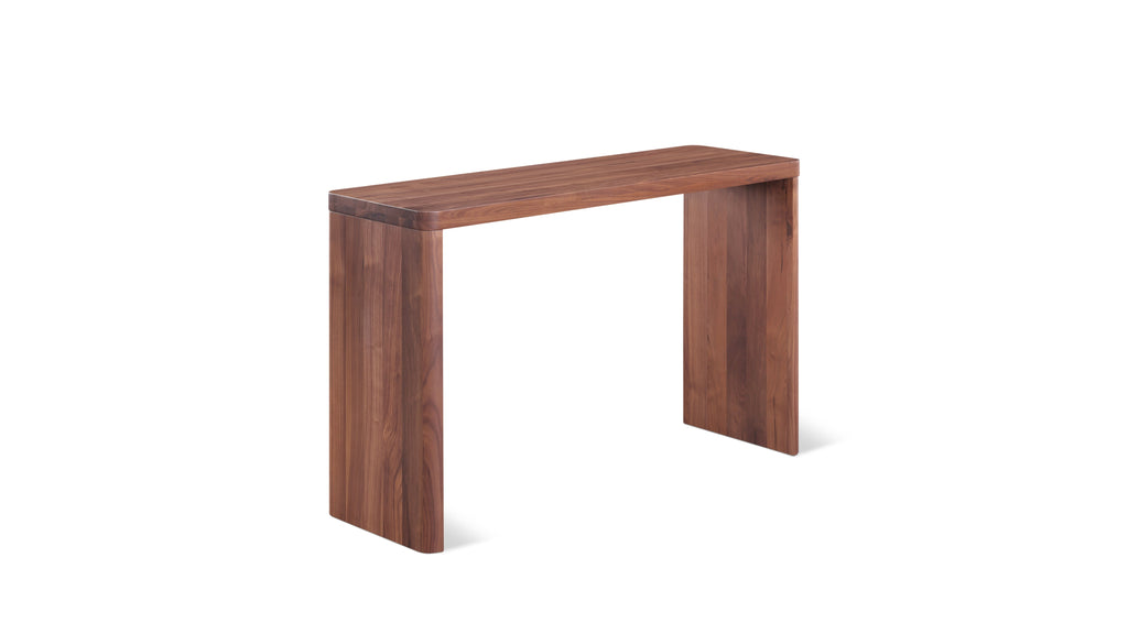 Form Console, Small, American Walnut