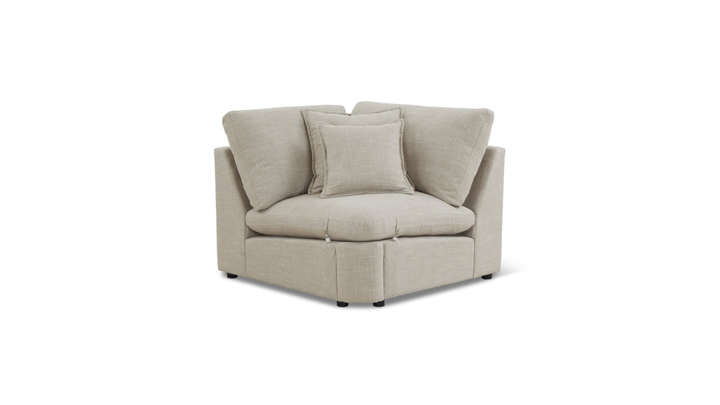 Lift Off Corner Chair, Light Pebble