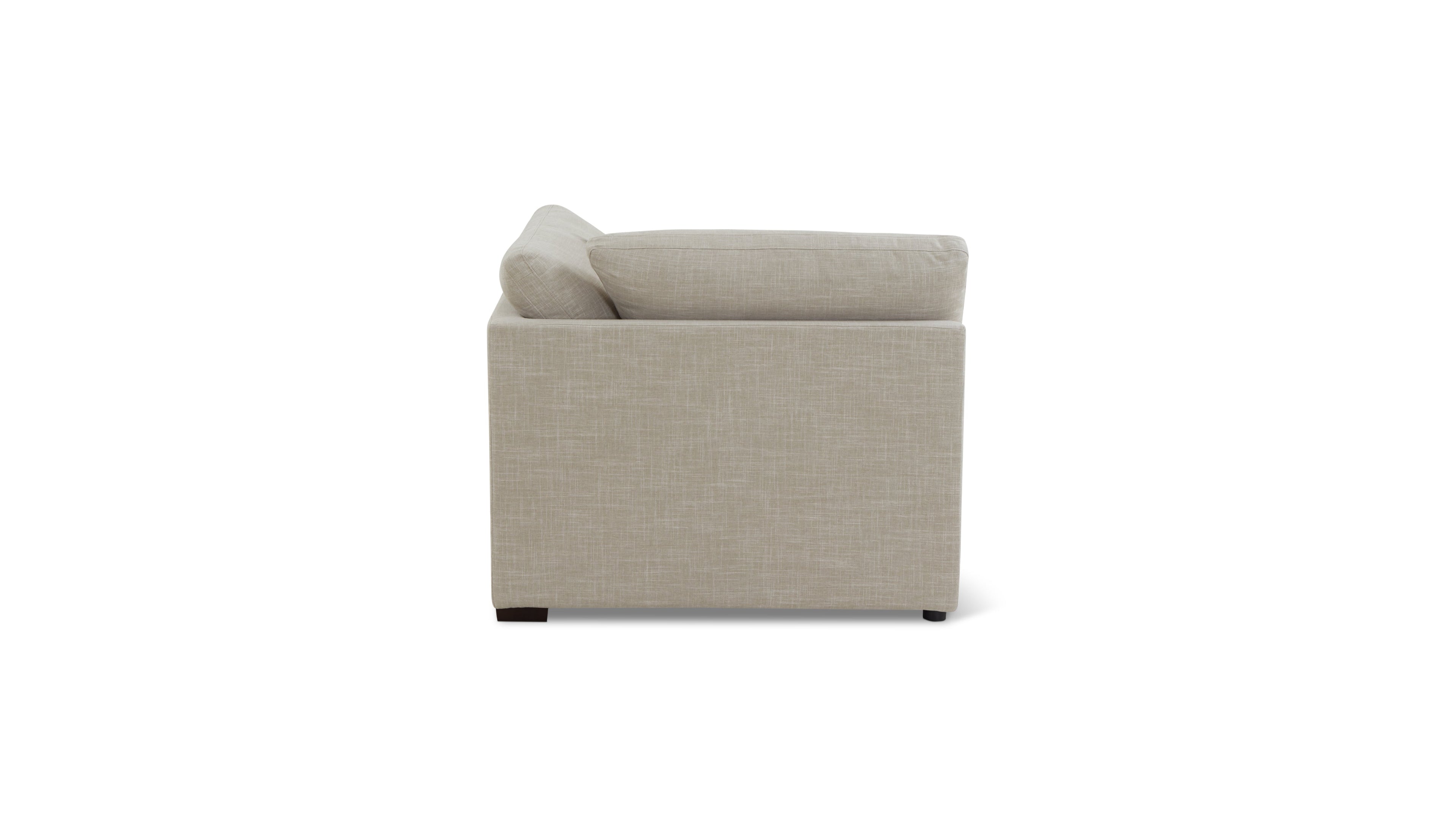 Lift Off Corner Chair, Light Pebble