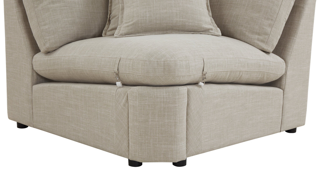 Lift Off Corner Chair, Light Pebble