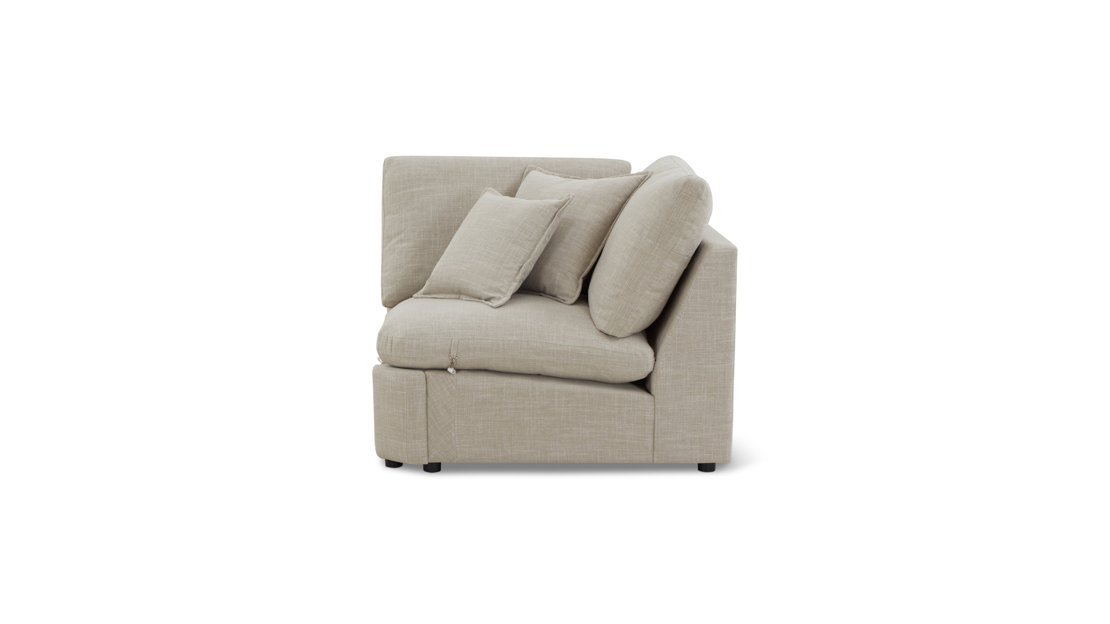 Lift Off Corner Chair, Light Pebble