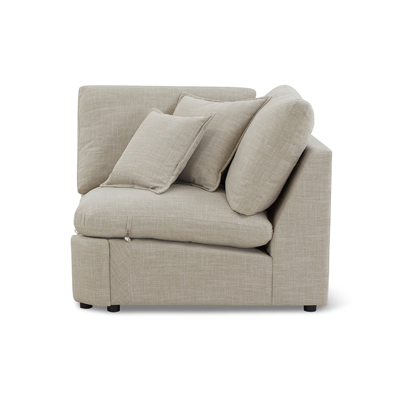 Lift Off Corner Chair, Light Pebble