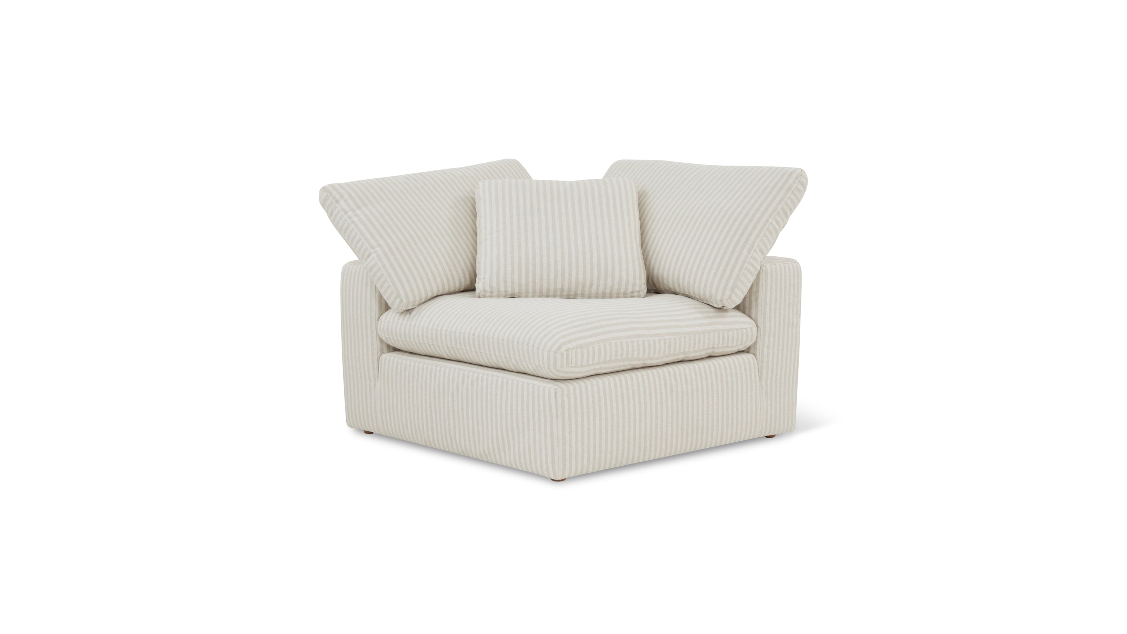 Movie Night™ Corner Chair, Large, Newport Stripe (Left or Right)