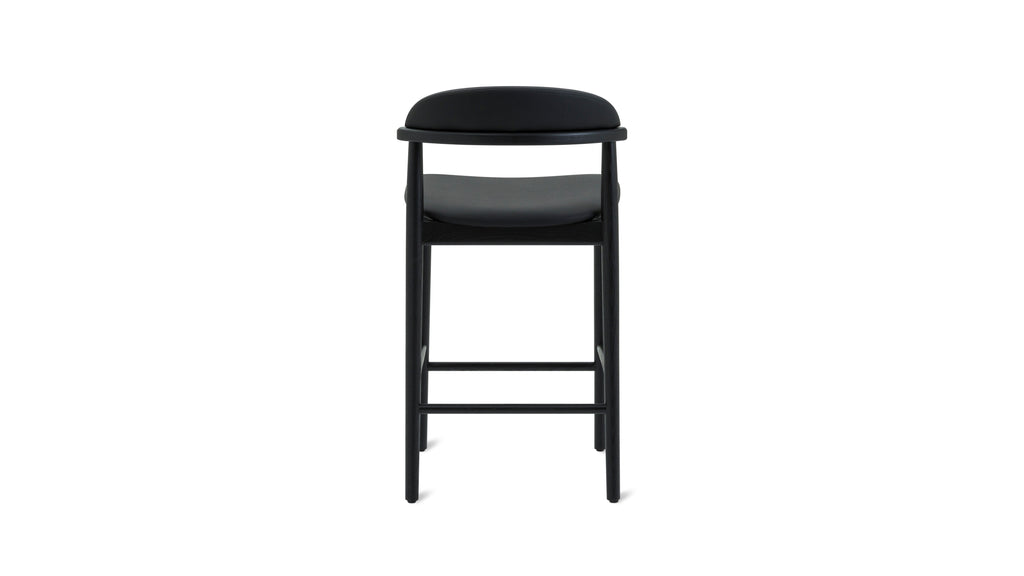 Count On Me Counter Stool, Black Oak, Black Seat