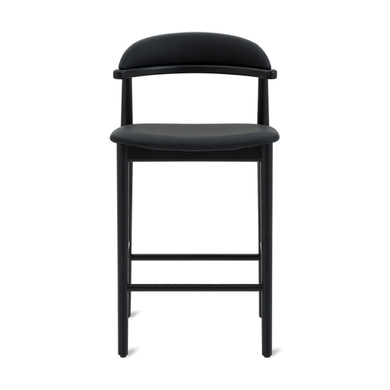 Count On Me Counter Stool, Black Oak, Black Seat
