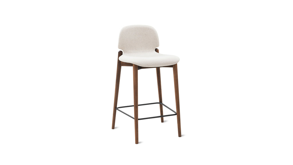 Dine In Counter Stool, Walnut/Dune
