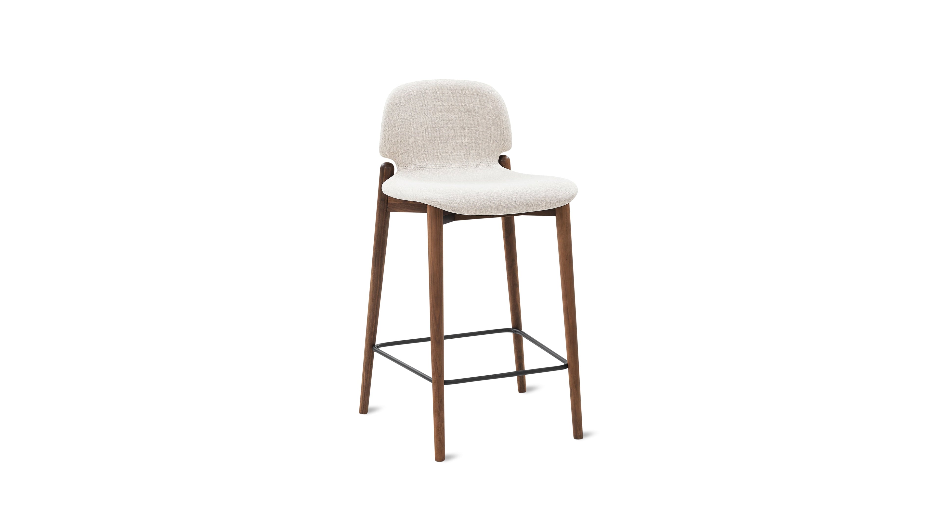 Dine In Counter Stool, Walnut/Dune