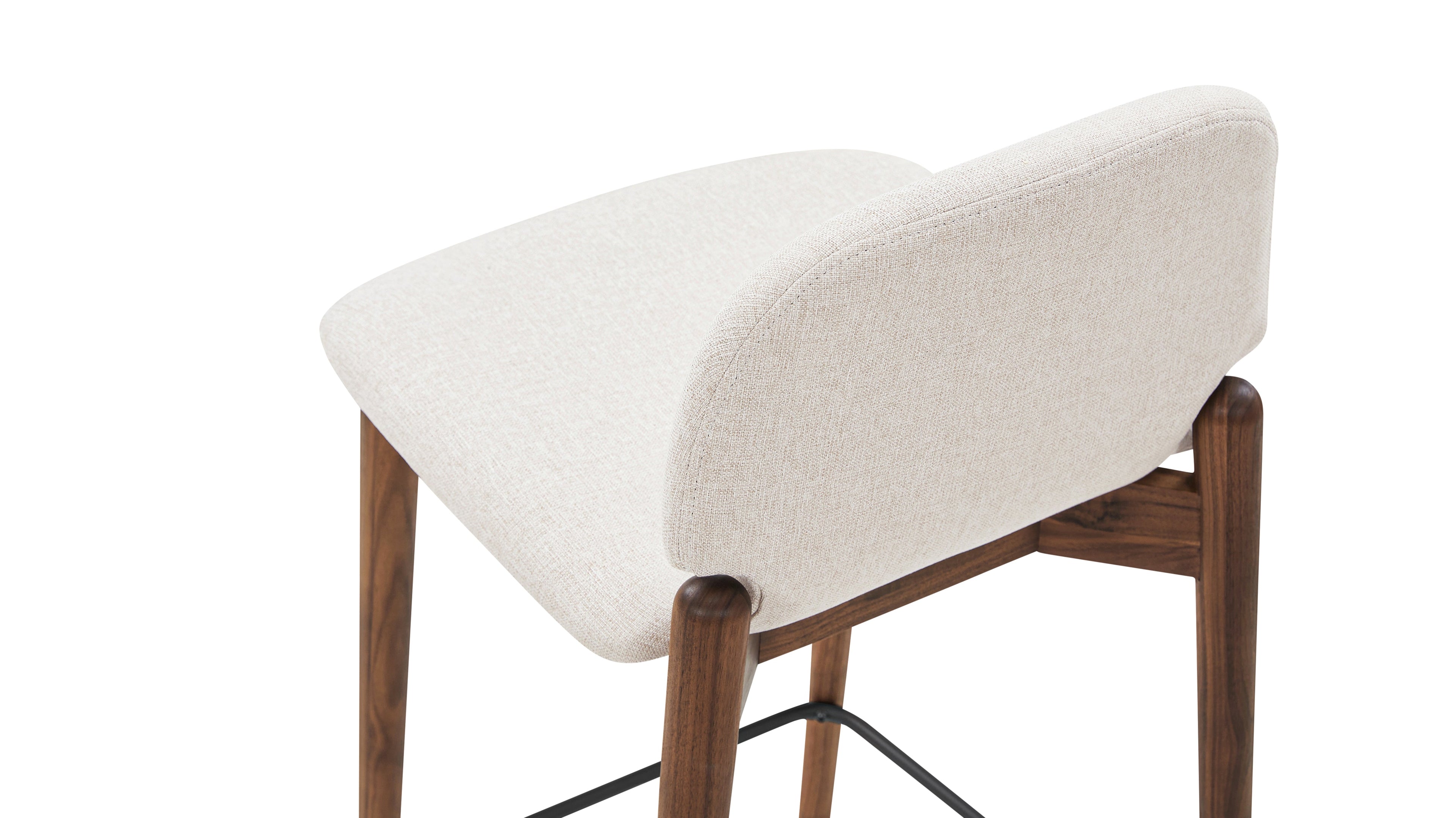 Dine In Counter Stool, Walnut/Dune