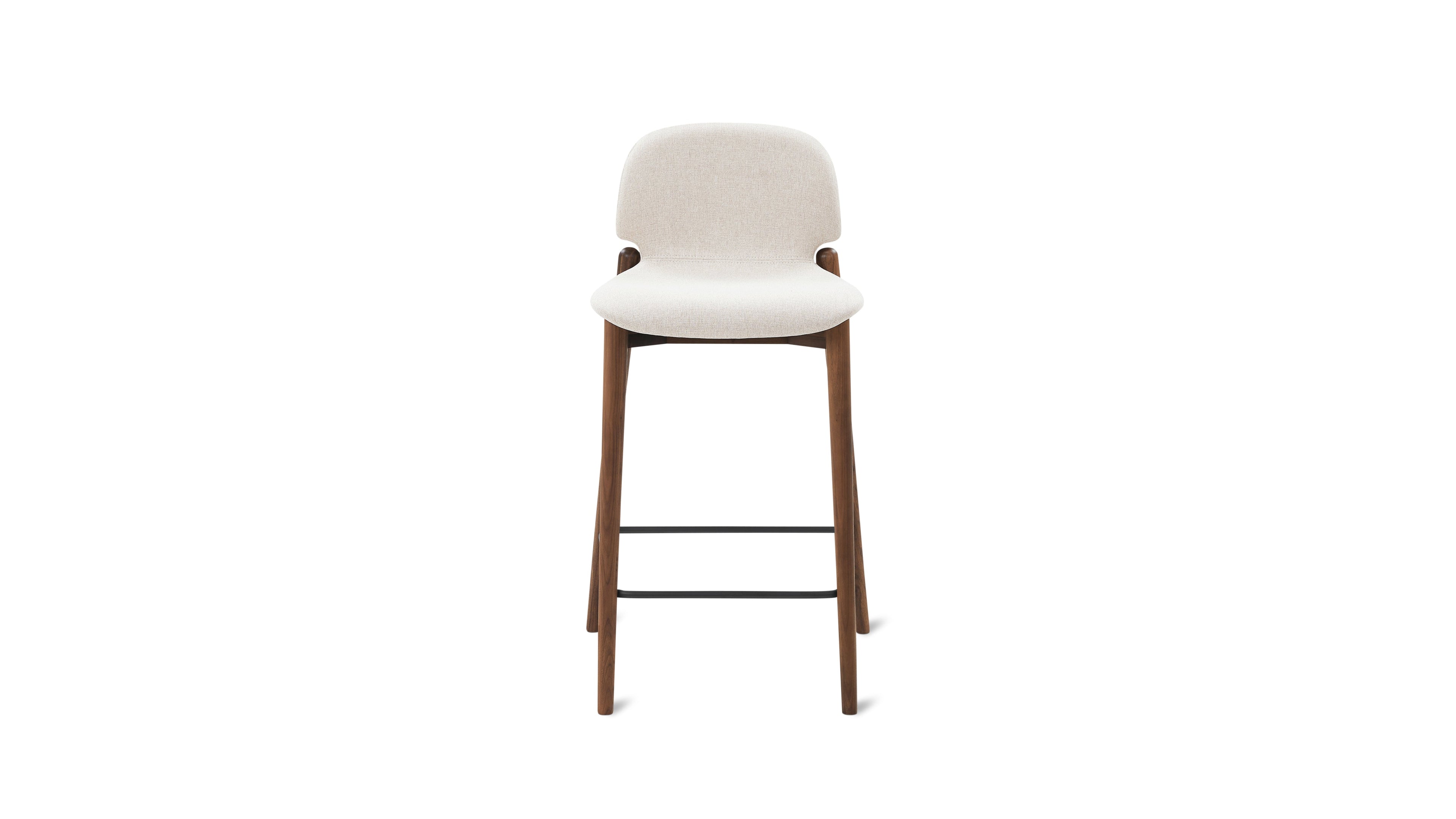Dine In Counter Stool, Walnut/Dune