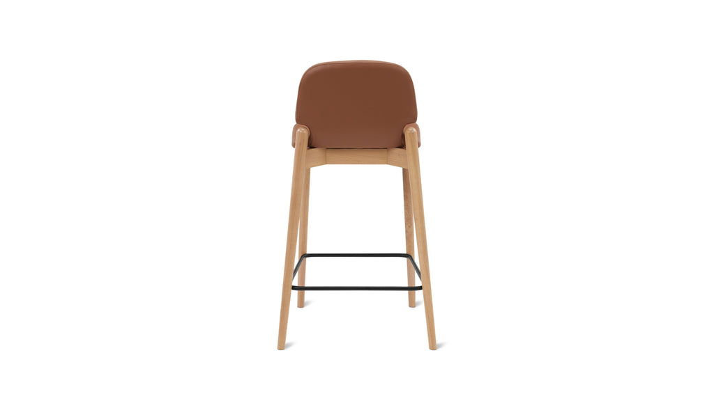 Dine In Counter Stool, Oak/Pecan