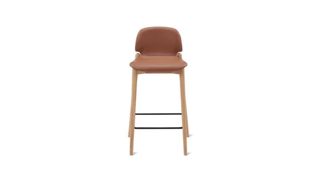 Dine In Counter Stool, Oak/Pecan