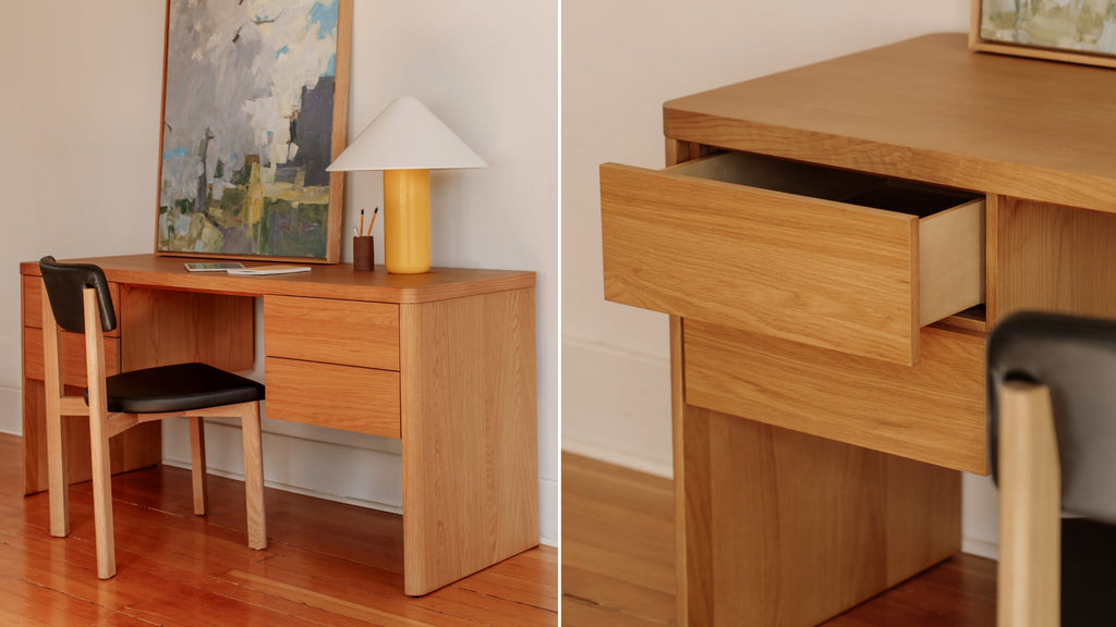 Form Desk, White Oak