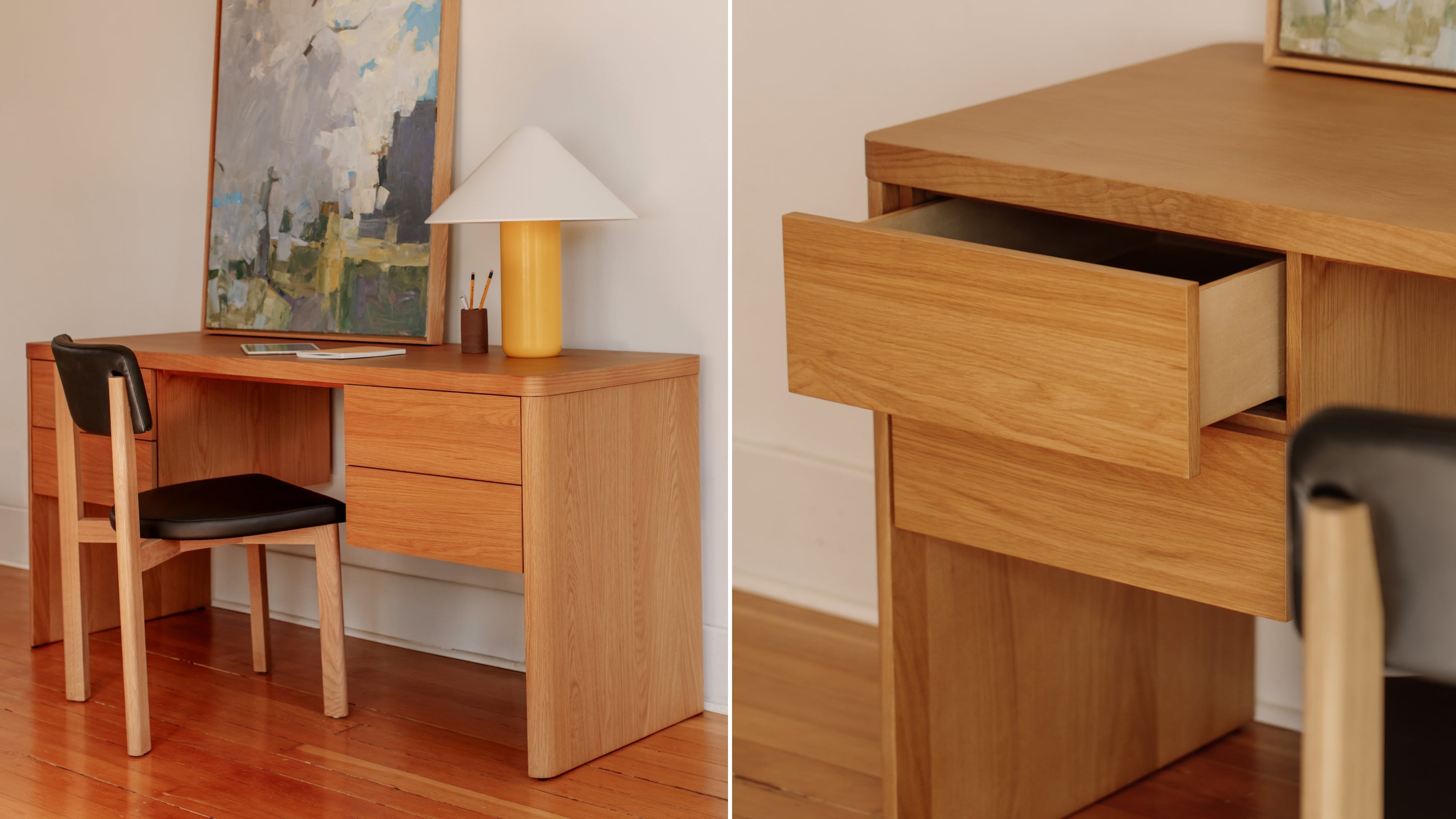 Form Desk, White Oak