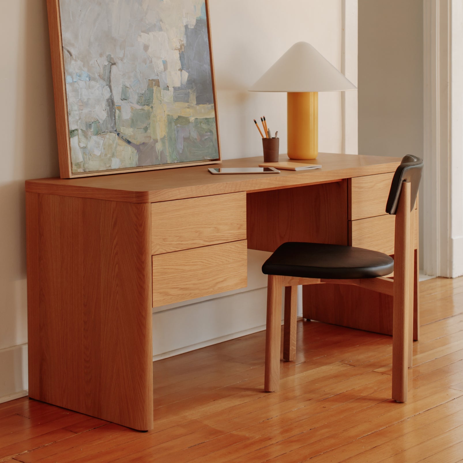 Form Desk, White Oak