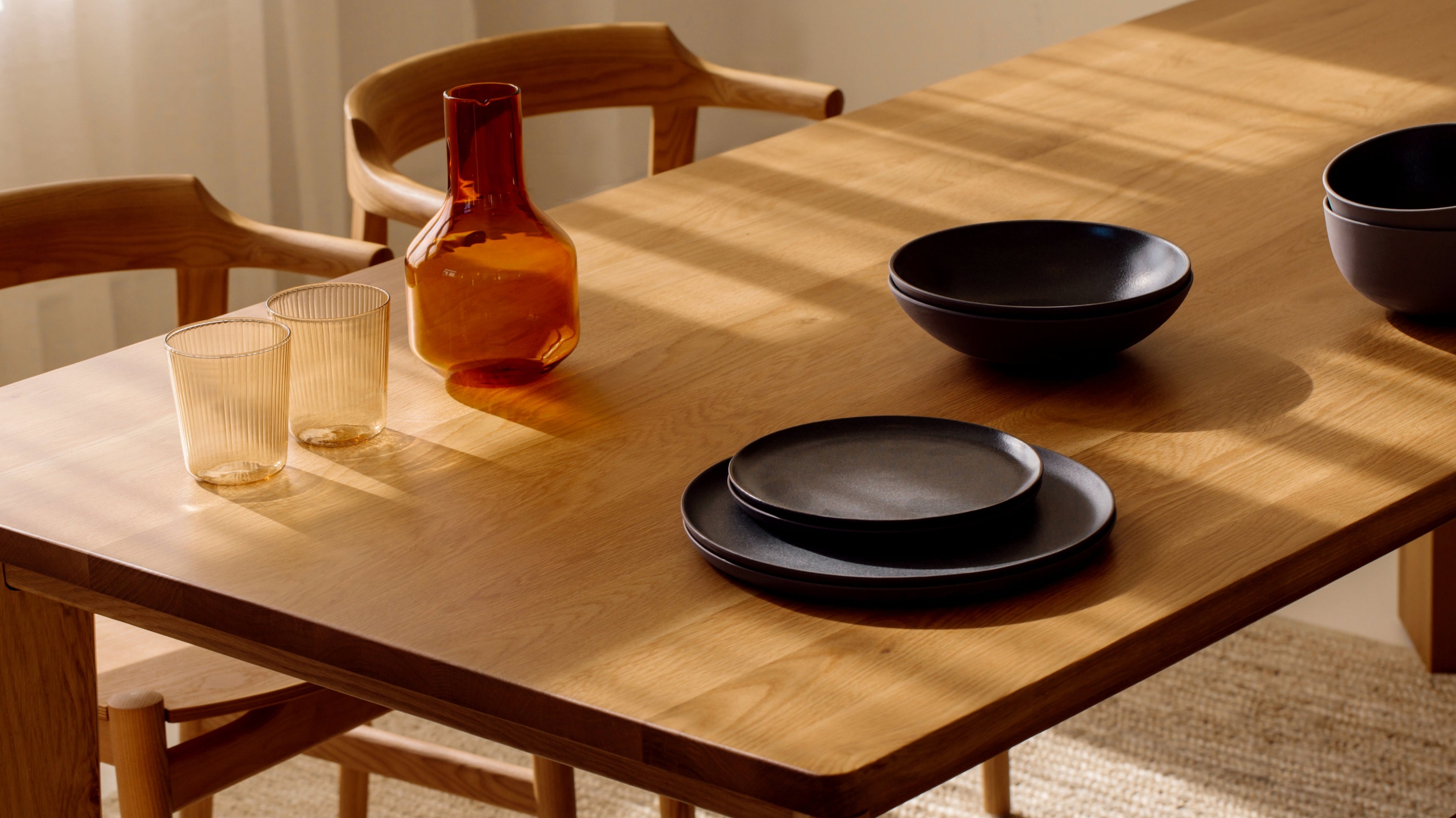 Frame Dining Table, Seats 8-10 People, Oak