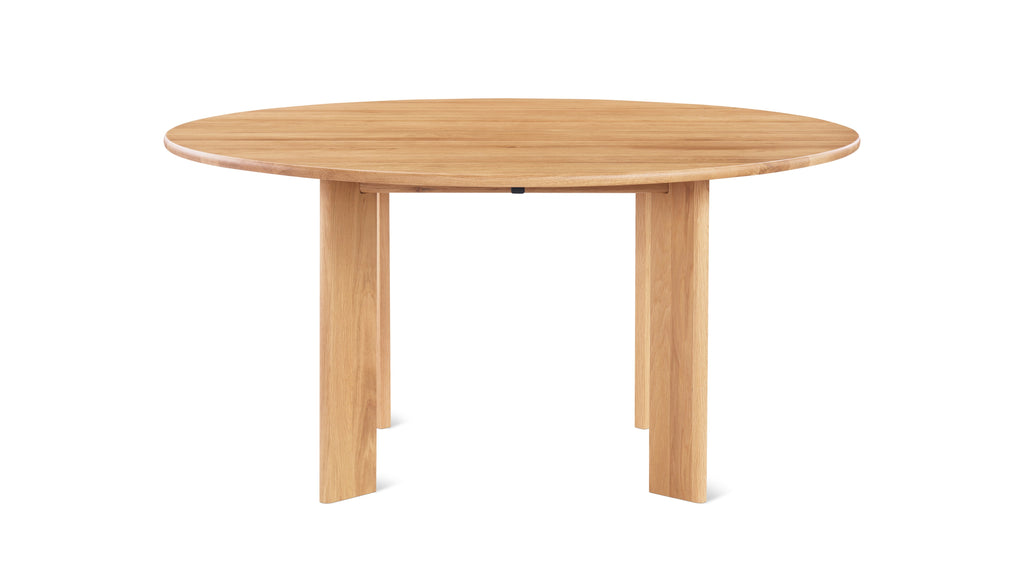 Frame Round Dining Table, Seats 6-7 People, Oak