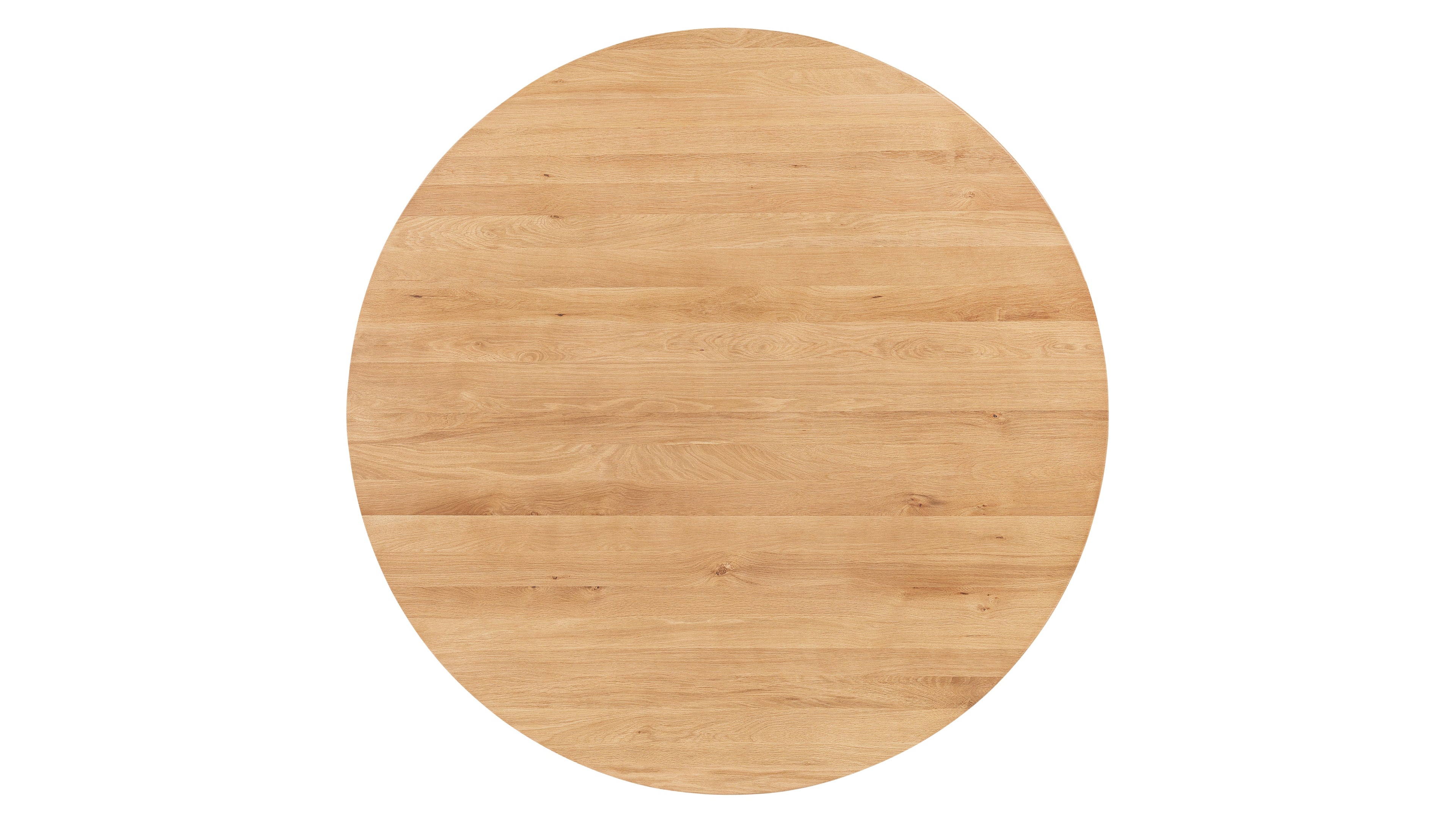 Frame Round Dining Table, Seats 6-7 People, Oak