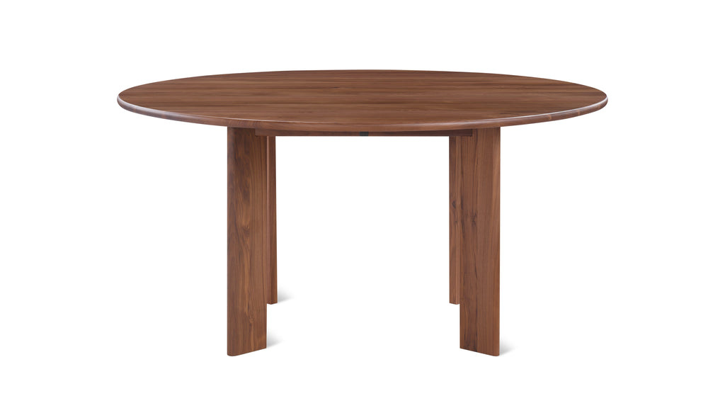 Frame Round Dining Table, Seats 6-7 People, American Walnut