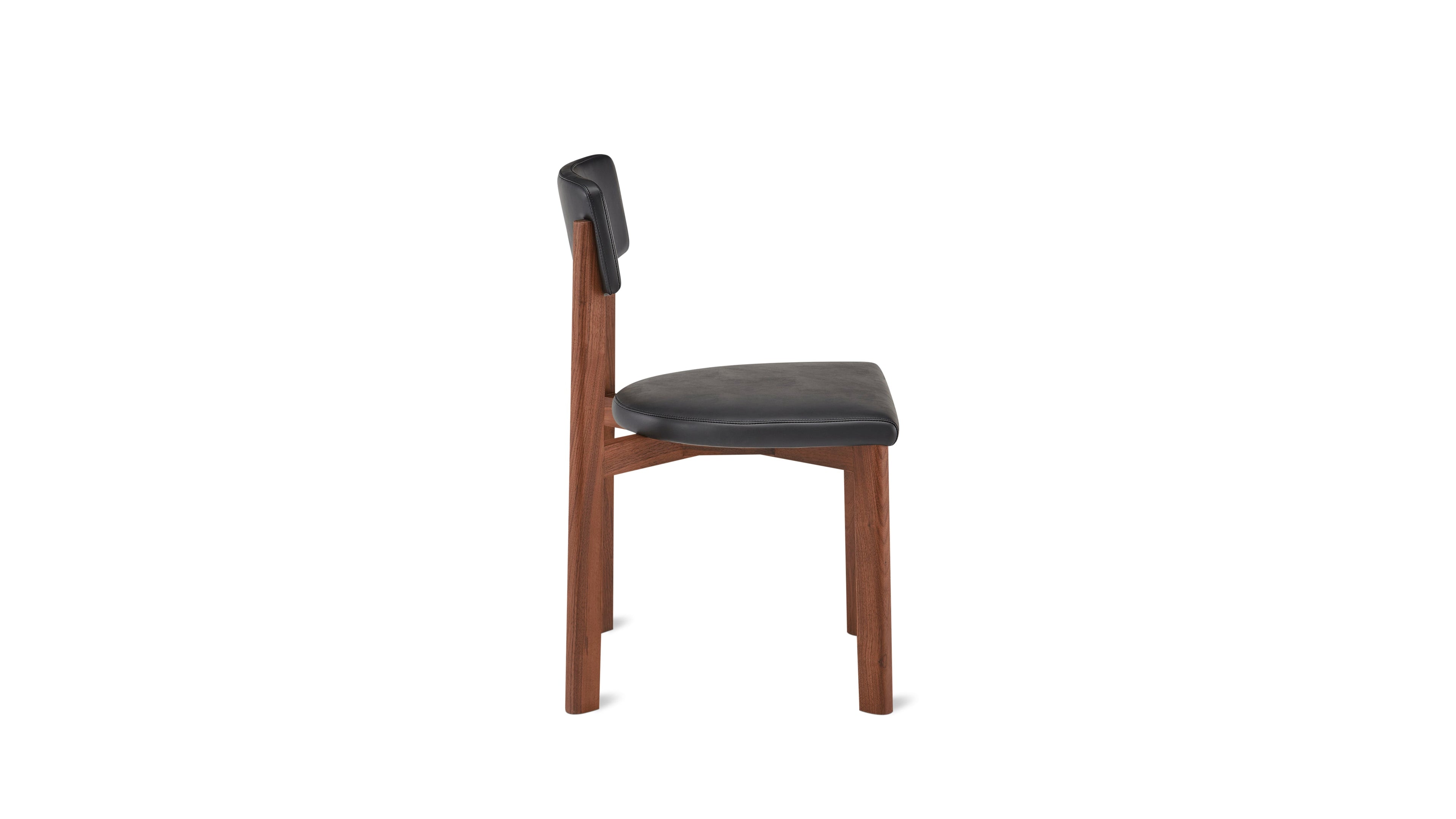 Frame Dining Chair, Walnut, Caviar