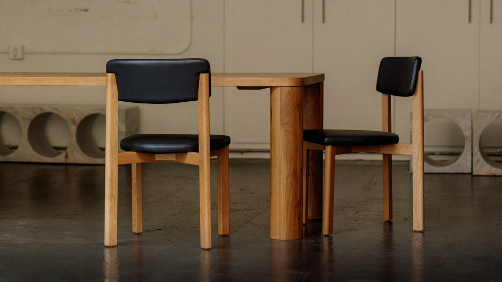 Frame Dining Chair, Oak, Caviar
