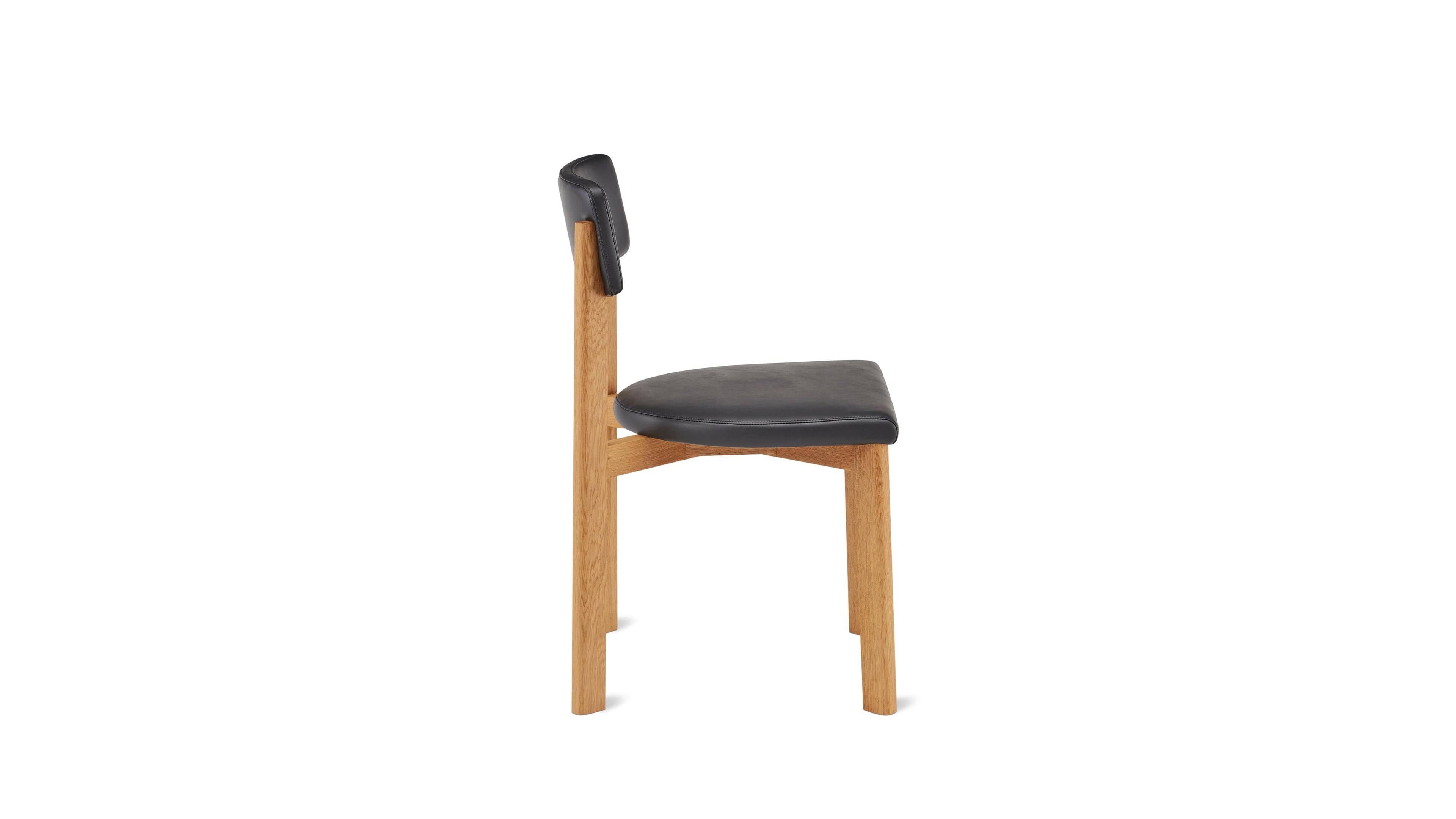 Frame Dining Chair, Oak, Caviar
