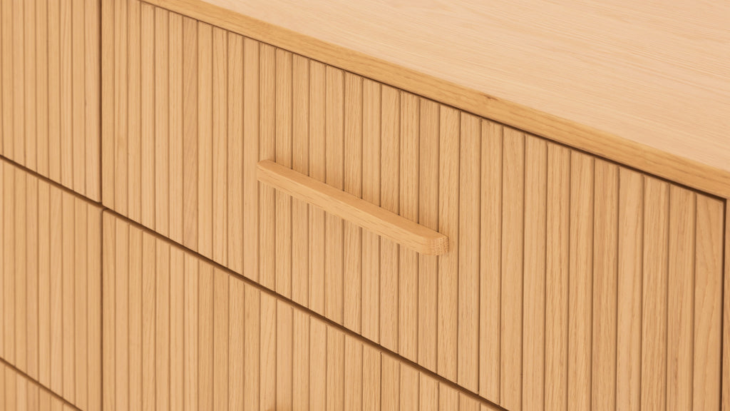 Easy Edge Double Dresser All Wood, White Oak