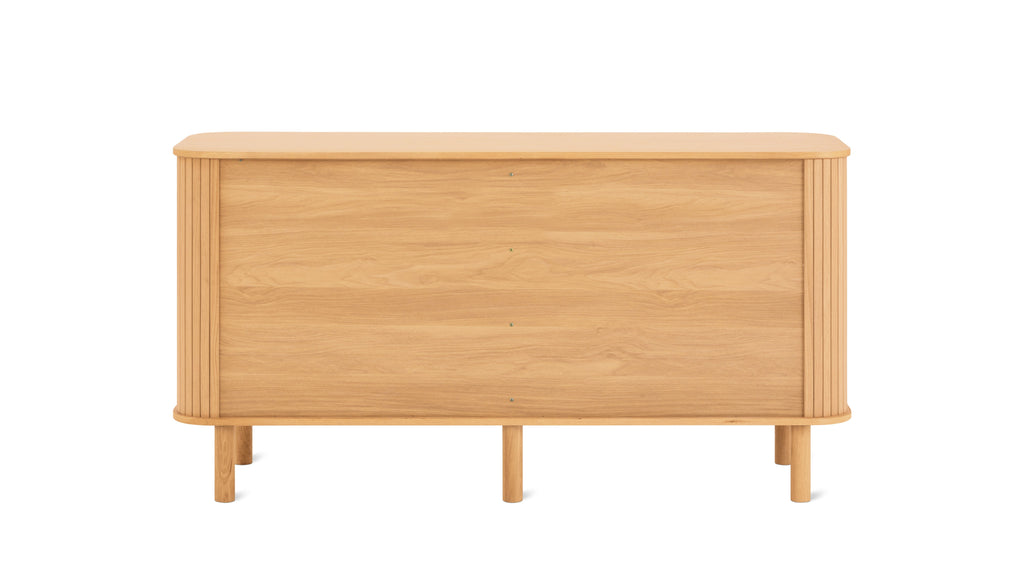 Easy Edge Double Dresser All Wood, White Oak