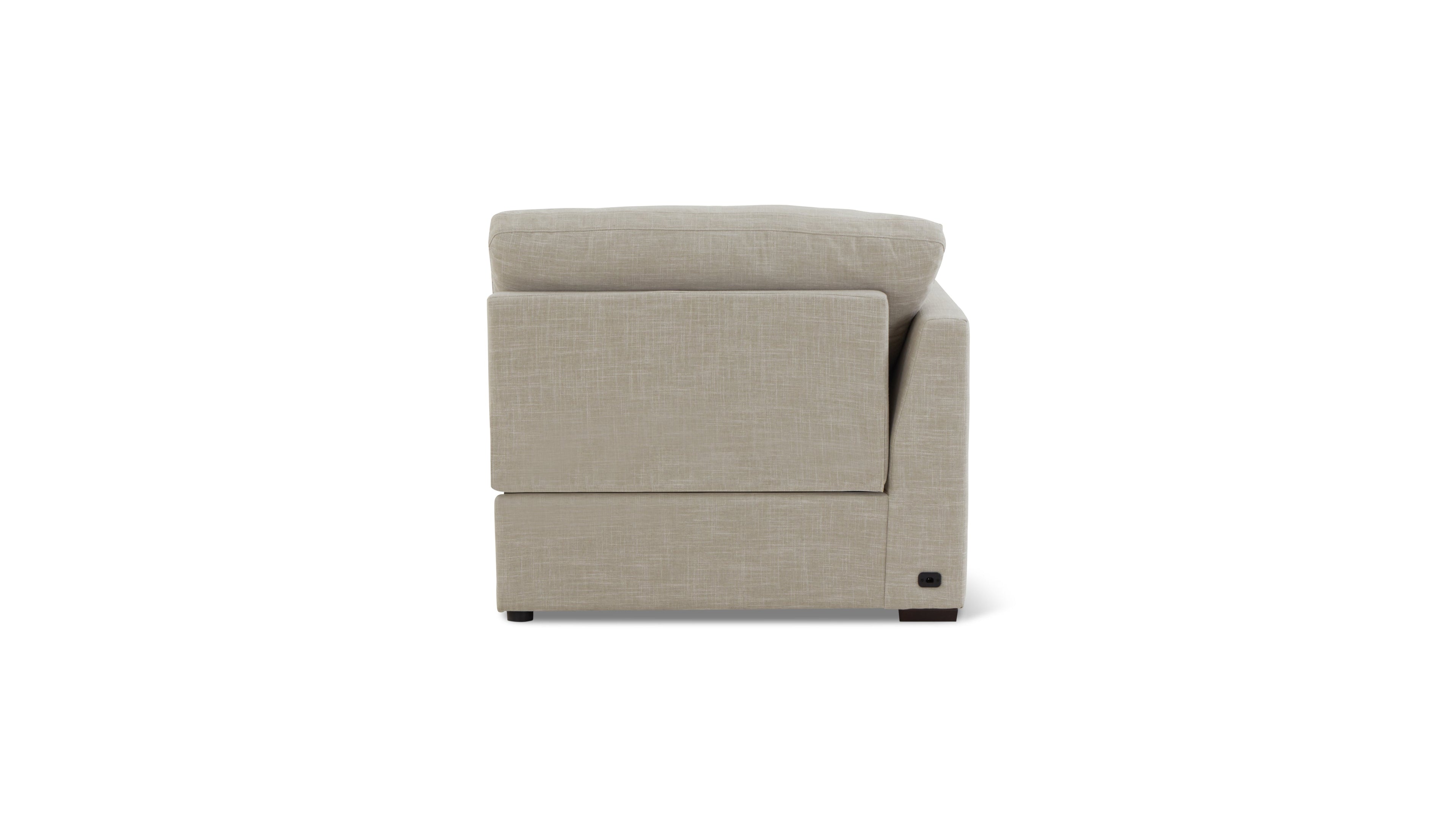Lift Off Power Recliner Left Arm, Light Pebble