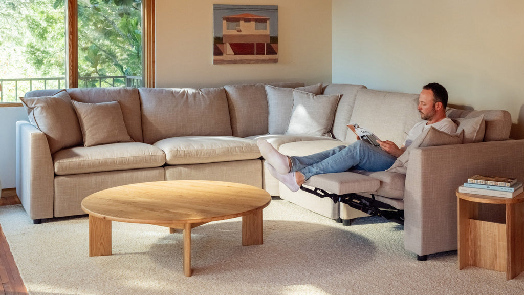 Lift Off Power Recliner Left Arm, Light Pebble