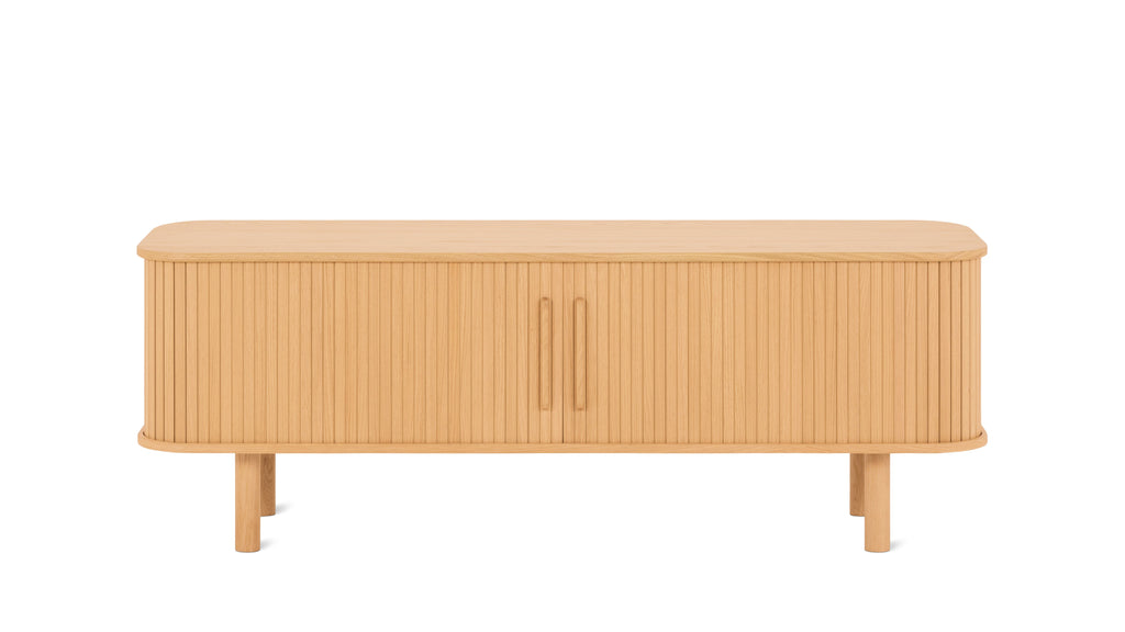 Easy Edge Media Unit All Wood, White Oak
