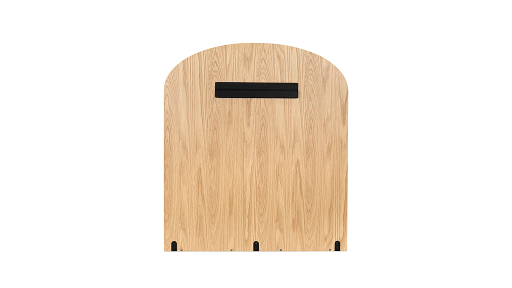 Go Round Mirror, White Limed Oak