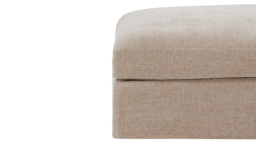 Get Together™ Ottoman, Large, Champagne