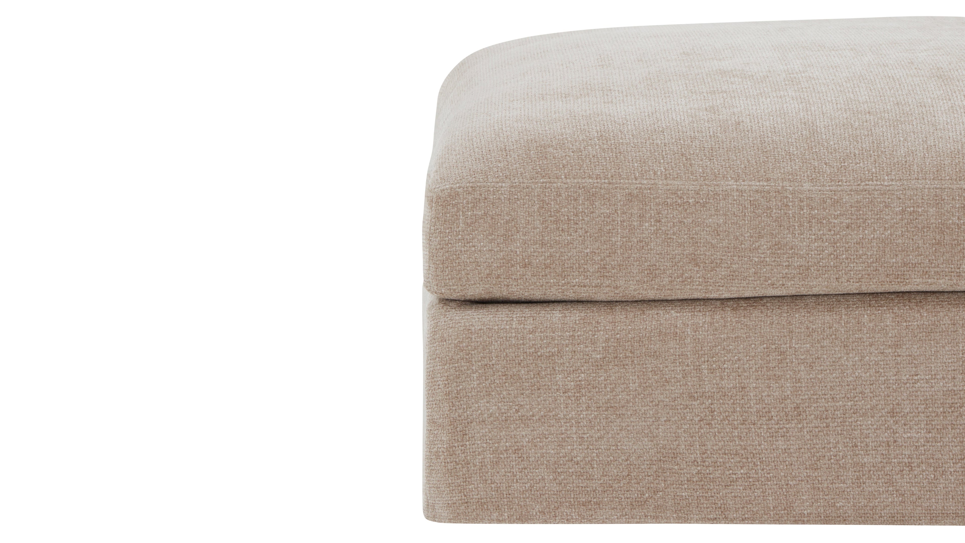 Get Together™ Ottoman, Large, Champagne