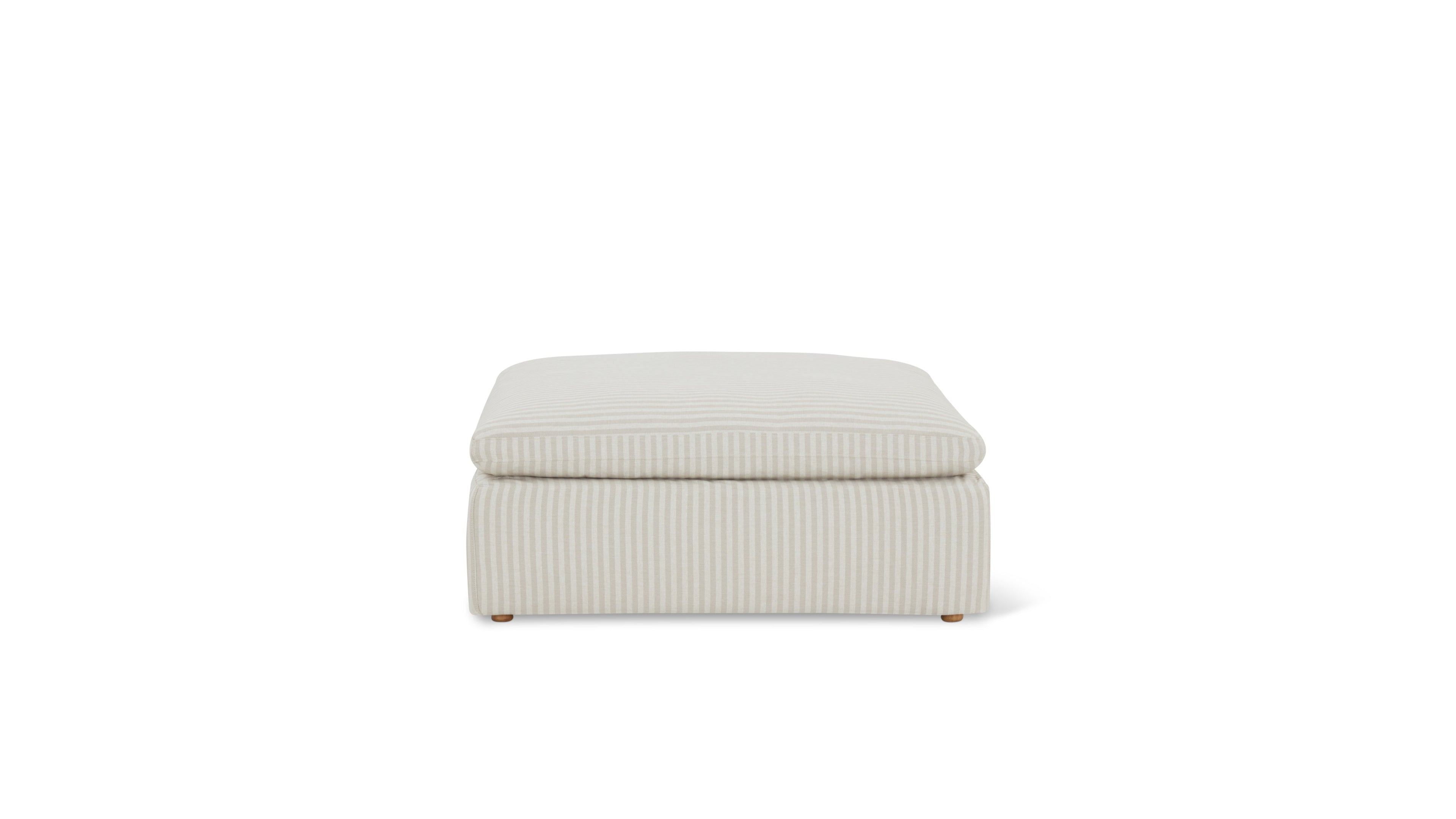 Movie Night™ Ottoman, Large, Newport Stripe