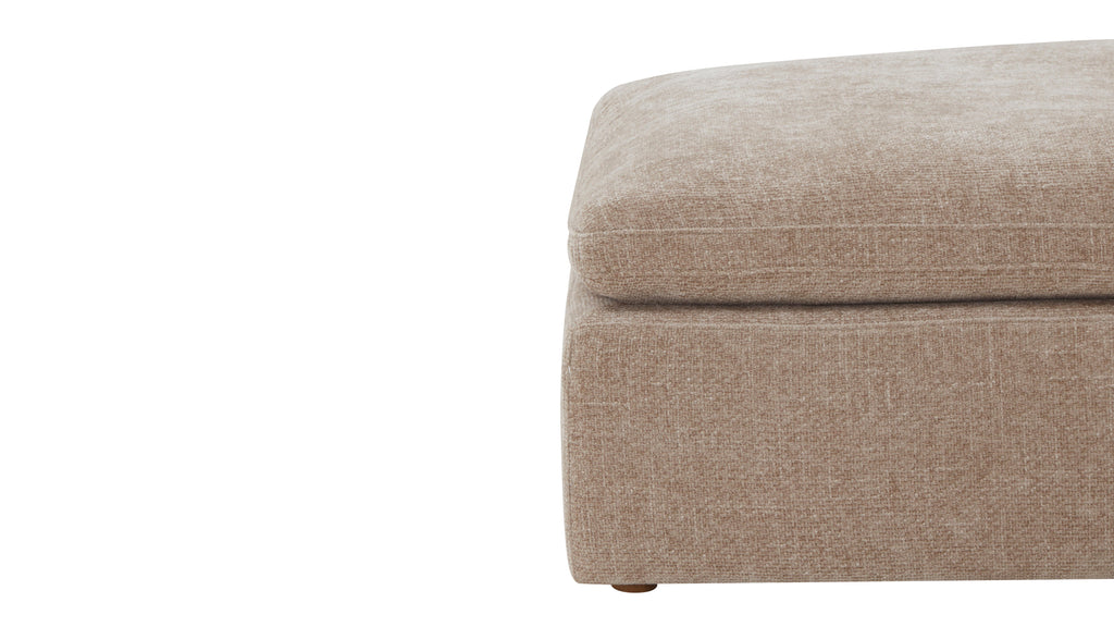 Movie Night™ Ottoman, Large, Champagne