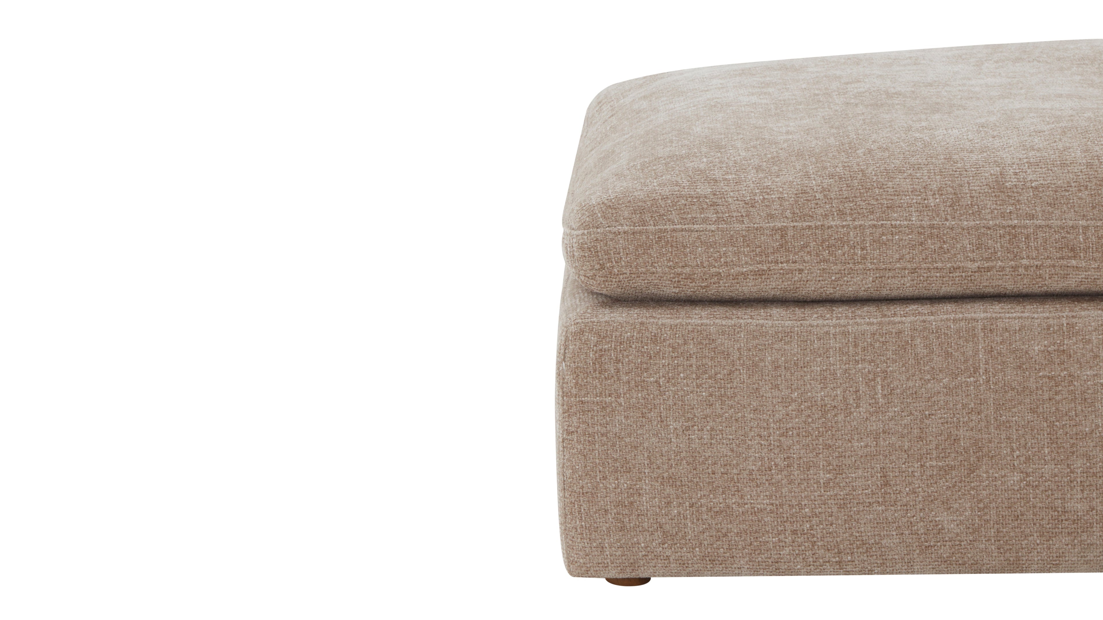 Movie Night™ Ottoman, Large, Champagne