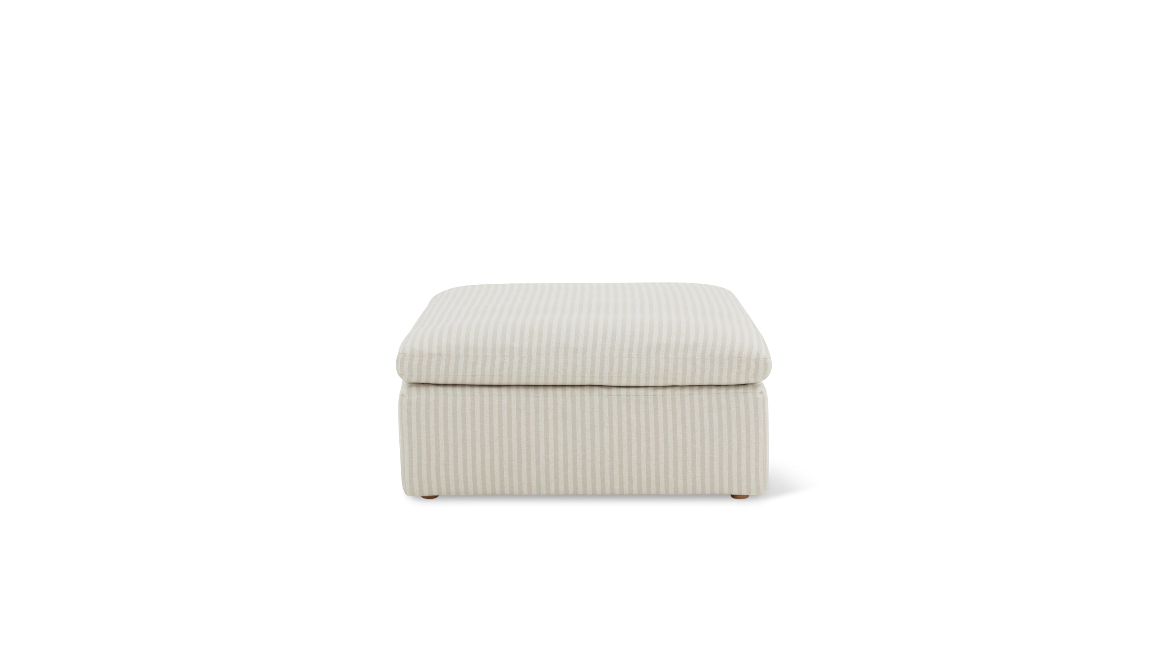 Movie Night™ Ottoman, Standard, Newport Stripe