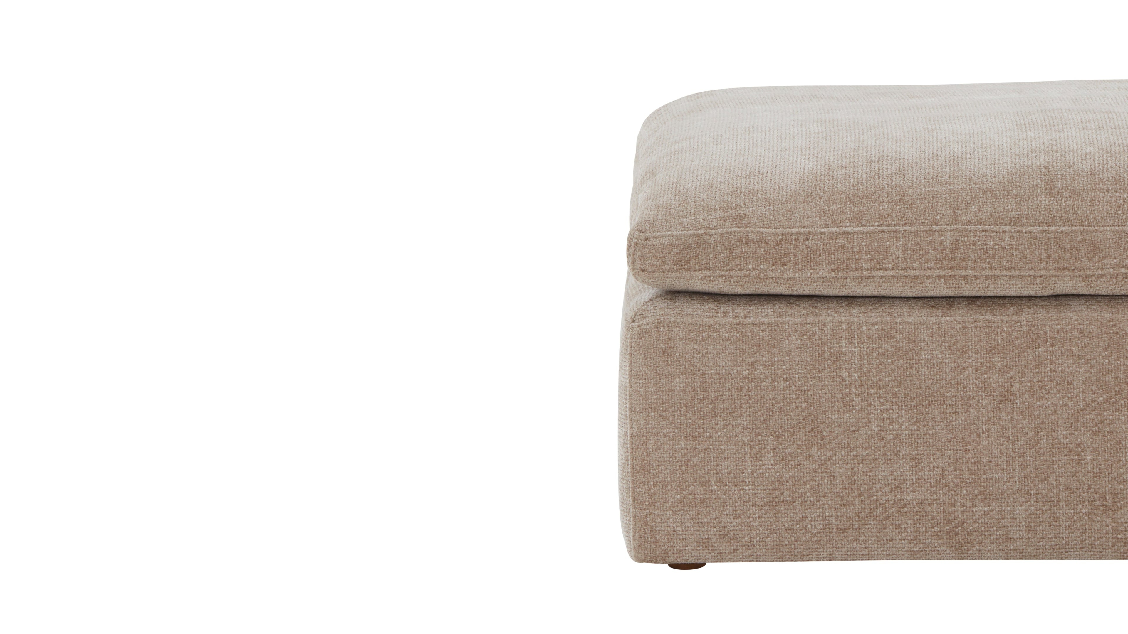 Movie Night™ Ottoman, Standard, Champagne