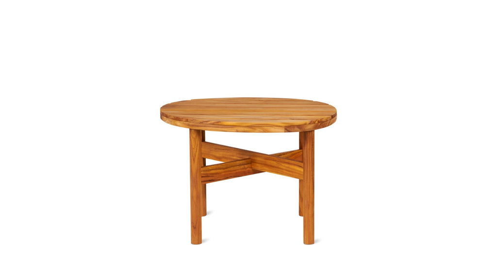 Table Talk Outdoor Coffee Table, Small, Teak